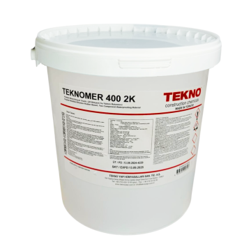 Мастика бітумно-полімерна двокомпонентна товстошарова еластична Teknomer 400 2K 32 кг для приклеювання теплоізоляції